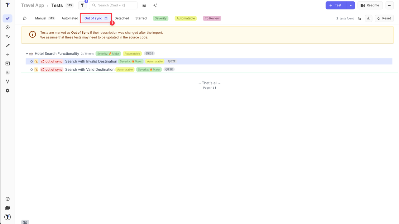 Testomatio - Import from markdown