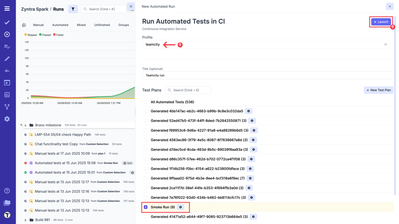 Testomatio - TeamCity